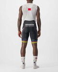 CASTELLI Kurze Fahrradhose mit Trägern - SOUDAL QUICK-STEP 23 - Schwarz