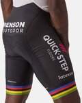 CASTELLI Kurze Fahrradhose mit Trägern - SOUDAL QUICK-STEP 23 - Schwarz