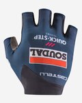 CASTELLI Fingerlose Fahrradhandschuhe - SOUDAL QUICK-STEP 24 - Blau