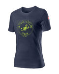 CASTELLI Kurzarm Fahrrad-Shirt - ARMANDO - Blau