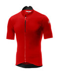 CASTELLI Kurzarm Fahrradtrikot - ESPRESSO - Rot
