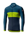 CASTELLI Langarm Fahrradtrikot für den Sommer - PROLOGO VI SUMMER - Grün/Blau