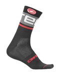 CASTELLI Klassische Fahrradsocken - FREE KIT 13 - Hellblau/Schwarz/Grau