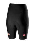 CASTELLI Fahrradshorts ohne Träger - PREMIO 2 W LADY - Schwarz