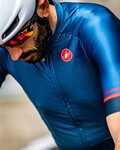 CASTELLI Kurzarm Fahrradtrikot - AERO RACE 6.0 - Blau