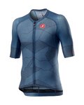 CASTELLI Kurzarm Fahrradtrikot - CLIMBER'S 3.0 - Blau