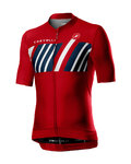 CASTELLI Kurzarm Fahrradtrikot - HORS CATEGORIE - Rot