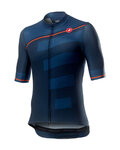 CASTELLI Kurzarm Fahrradtrikot - TROFEO - Blau