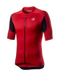 CASTELLI Kurzarm Fahrradtrikot - SUPERLEGGERA 2 - Rot/Schwarz