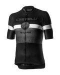 CASTELLI Kurzarm Fahrradtrikot - MILANO - Schwarz/Grau