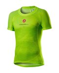 CASTELLI Kurzarm Fahrrad-Shirt - PRO MESH - Gelb