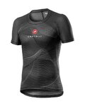CASTELLI Kurzarm Fahrrad-Shirt - PRO MESH - Schwarz