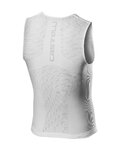 CASTELLI Ärmelloses Fahrrad-Shirt - CORE SEAMLESS - Weiß