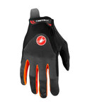 CASTELLI Langfinger-Fahrradhandschuhe - ARENBERG GEL LF - Grau/Orange