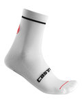 CASTELLI Klassische Fahrradsocken - ENTRATA 13 - Weiß