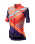 CASTELLI Kurzarm Fahrradtrikot - TALENTO LADY - mehrfarbig/Rosa