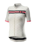 CASTELLI Kurzarm Fahrradtrikot - ATELIER LADY - Beige