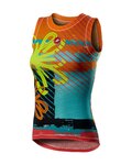 CASTELLI Ärmelloses Fahrrad-Shirt - PRO MESH W LADY - mehrfarbig/Gelb