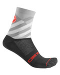 CASTELLI Klassische Fahrradsocken - TALENTO W LADY - Schwarz/Grau