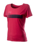 CASTELLI Kurzarm Fahrrad-Shirt - LOGO W LADY - Rosa