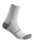 CASTELLI Klassische Fahrradsocken - PRO LADY - Weiß