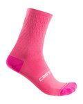 CASTELLI Klassische Fahrradsocken - PRO LADY - Rosa