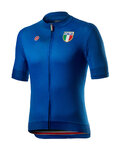 CASTELLI Kurzarm Radtrikot und Shorts - ITALIA 20 - Blau