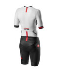 CASTELLI Fahrrad-Unteranzug - FREE SANREMO 2 - Weiß/Schwarz
