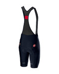 CASTELLI Kurze Fahrradhose mit Trägern - COMPETIZIONE - Blau