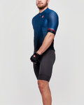 CASTELLI Kurzarm Fahrradtrikot - AERO RACE 6.0 - Blau