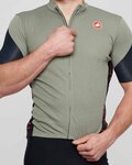 CASTELLI Kurzarm Fahrradtrikot - ENTRATA V - Grün