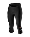 CASTELLI 3/4 lange Fahrradhose ohne Träger - VELOCISSIMA 2 LADY - Schwarz