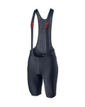 CASTELLI Kurze Fahrradhose mit Trägern - PREMIO - Blau