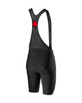 CASTELLI Kurze Fahrradhose mit Trägern - ENDURANCE 3 - Schwarz