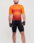 CASTELLI Kurzarm Fahrradtrikot - POLVERE - Orange