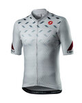 CASTELLI Kurzarm Radtrikot und Shorts - AVANTI - Schwarz/Silber/Grau