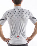 CASTELLI Kurzarm Fahrradtrikot - AVANTI - Grau/Silber
