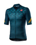 CASTELLI Kurzarm Radtrikot und Shorts - AVANTI - Blau/Schwarz