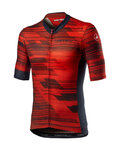 CASTELLI Kurzarm Fahrradtrikot - RAPIDO - Rot/Blau