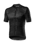 CASTELLI Kurzarm Fahrradtrikot - PAVE'  - Schwarz