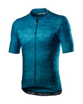 CASTELLI Kurzarm Fahrradtrikot - PAVE' - Blau