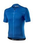 CASTELLI Kurzarm Radtrikot und Shorts - CLASSIFICA II - Blau/Schwarz