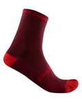 CASTELLI Klassische Fahrradsocken - SUPERLEGGERA T 12 - bordeaux
