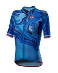 CASTELLI Kurzarm Radtrikot und Shorts - CLIMBER'S 2.0 - Blau/Schwarz