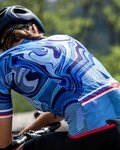 CASTELLI Kurzarm Fahrradtrikot - CLIMBER'S 2.0 LADY - Blau