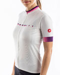CASTELLI Kurzarm Radtrikot und Shorts - GRADIENT LADY II - Blau/Weiß