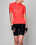 CASTELLI Kurzarm Radtrikot und Shorts - GRADIENT LADY - Schwarz/Rosa
