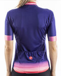CASTELLI Kurzarm Fahrradtrikot - GRADIENT LADY - Rosa/Lila