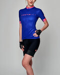 CASTELLI Kurzarm Fahrradtrikot - GRADIENT LADY - Lila/Rosa/Schwarz