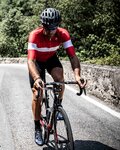 CASTELLI Kurzarm Radtrikot und Shorts - LA MITICA - Rot/Schwarz